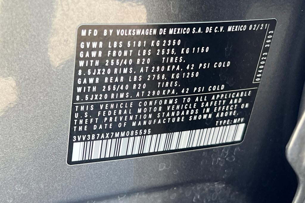 Thumbnail: 2021 Volkswagen Tiguan - 16