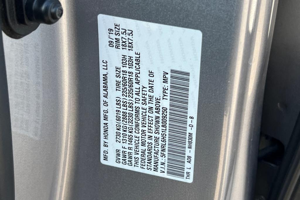 Thumbnail: 2020 Honda Odyssey - 16