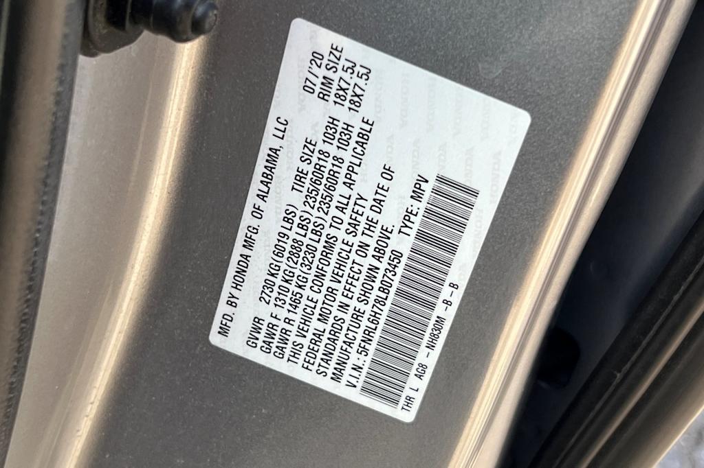 Thumbnail: 2020 Honda Odyssey - 15