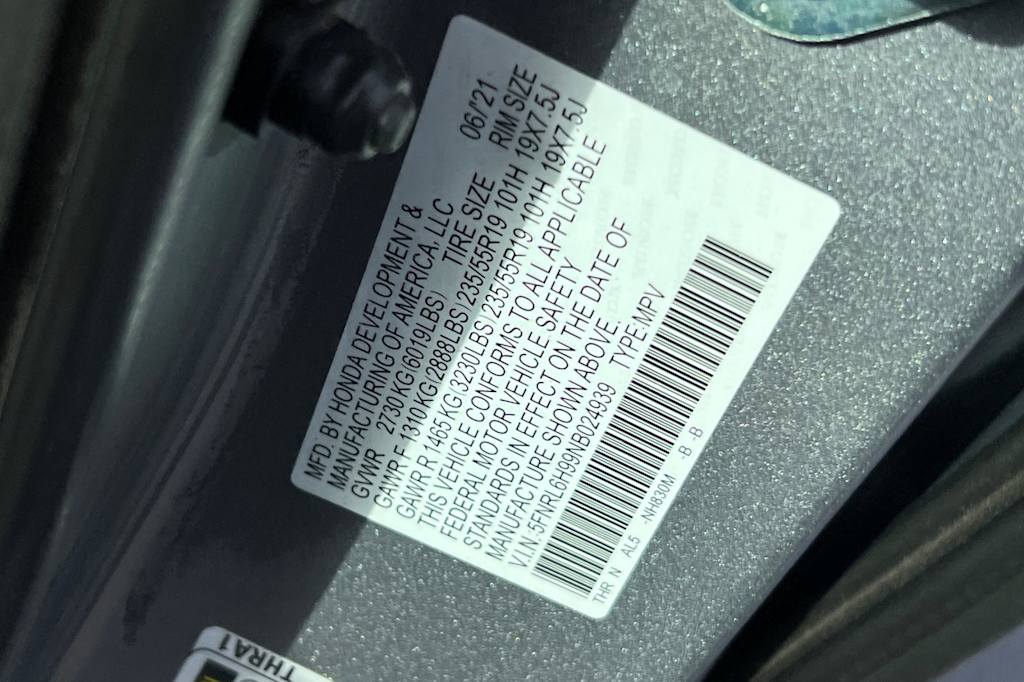 Thumbnail: 2022 Honda Odyssey - 16