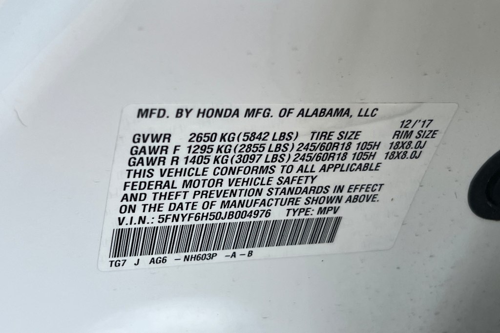 Thumbnail: 2018 Honda Pilot - 15