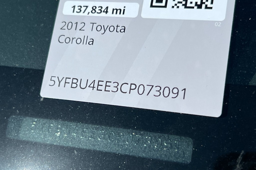 Thumbnail: 2012 Toyota Corolla - 8