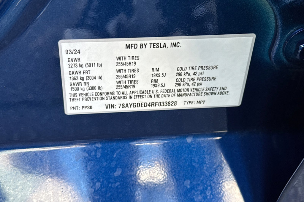 2024 Tesla Model Y Long Range 30