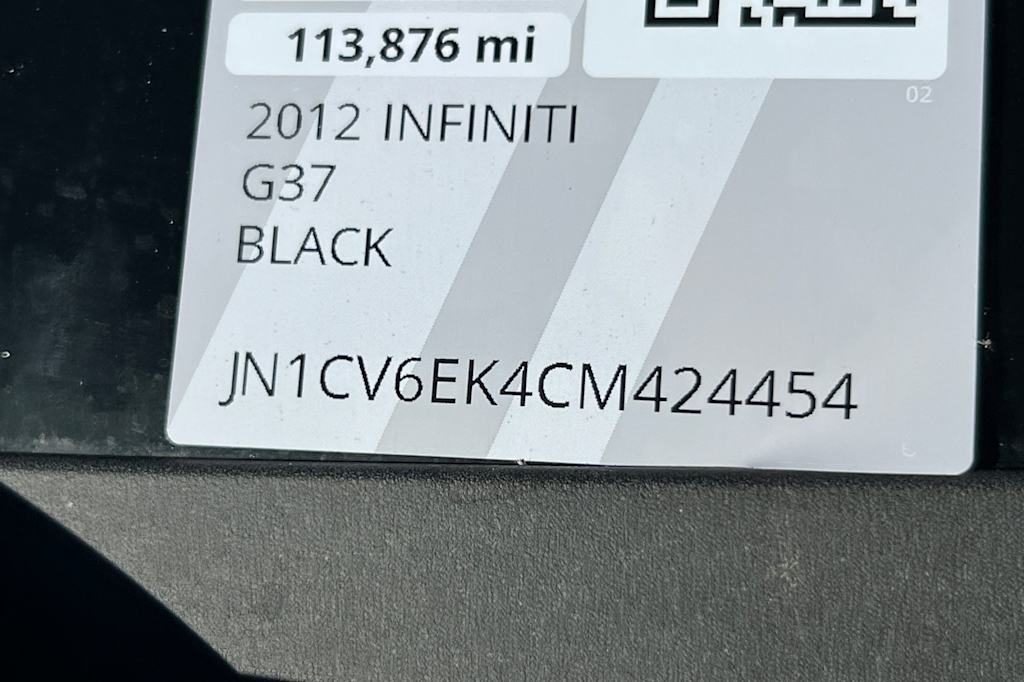 Thumbnail: 2012 INFINITI G37 - 7