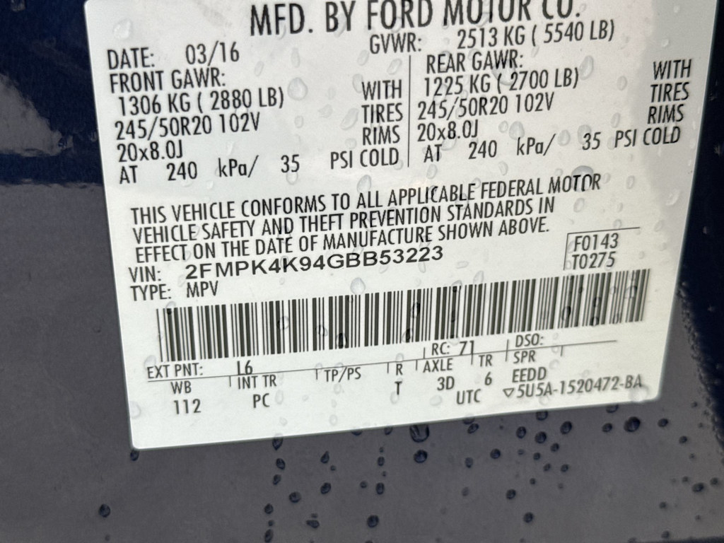 Thumbnail: 2016 Ford Edge - 17