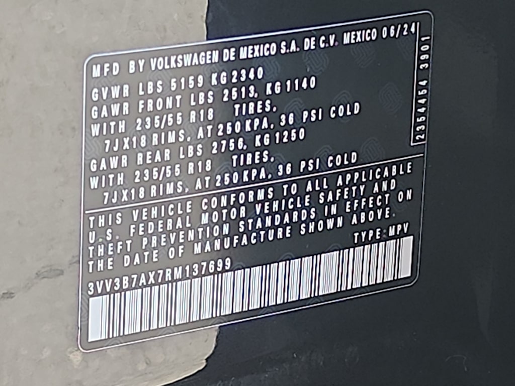 Thumbnail: 2024 Volkswagen Tiguan - 19