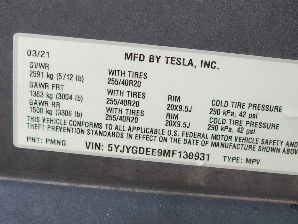 Thumbnail: 2021 Tesla Model Y - 17