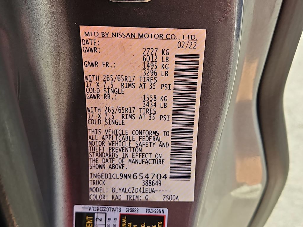 Thumbnail: 2022 Nissan Frontier - 20