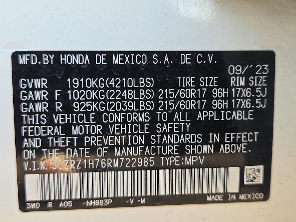 Thumbnail: 2024 Honda HR-V - 18