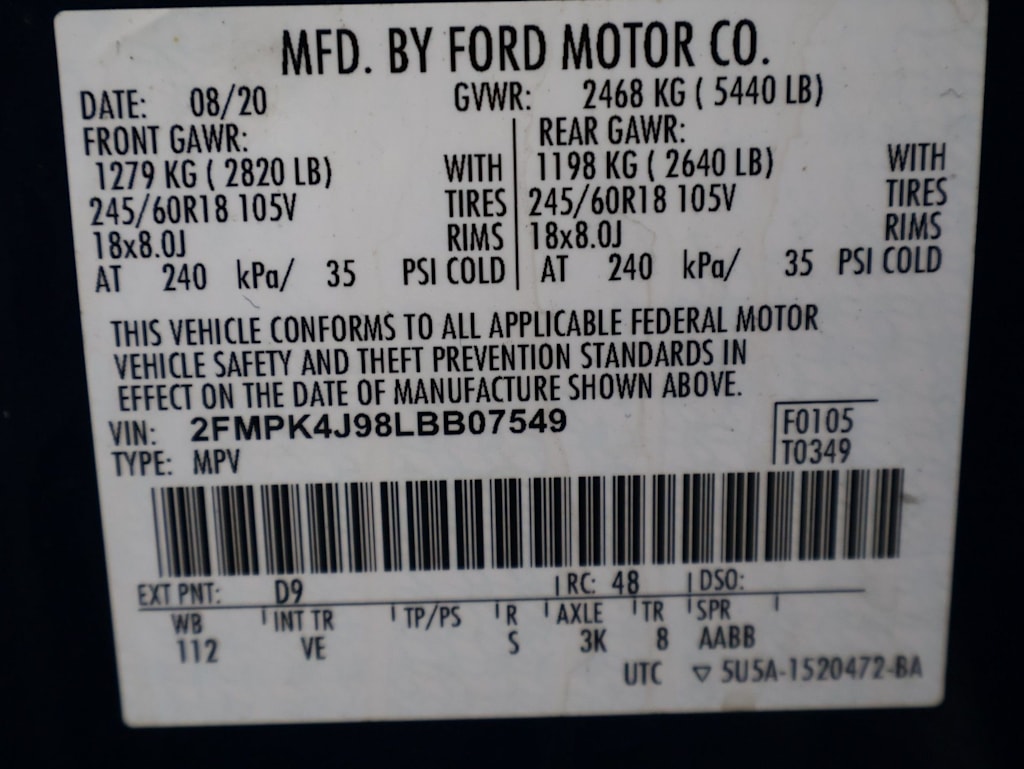 Thumbnail: 2020 Ford Edge - 19