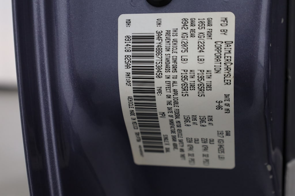 2007 Chrysler PT Cruiser Base 19