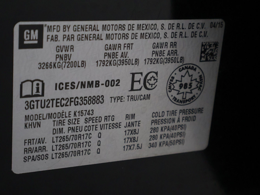 Thumbnail: 2015 GMC Sierra 1500 - 19