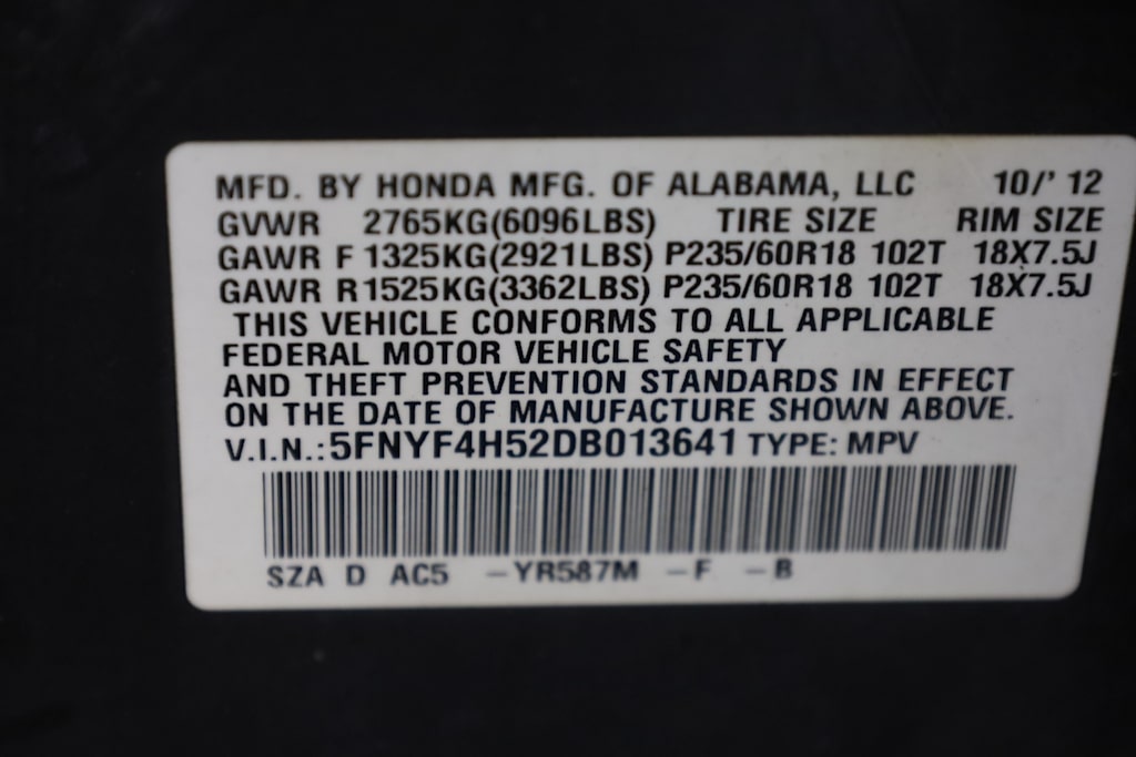 Thumbnail: 2013 Honda Pilot - 21