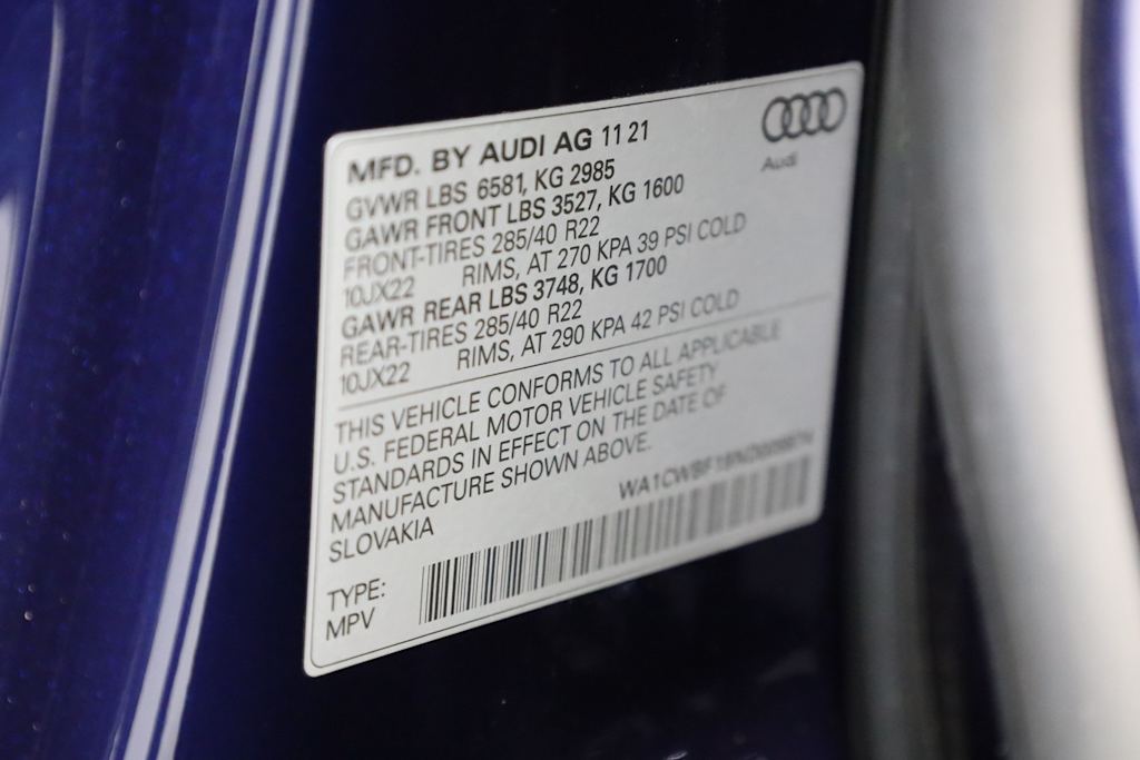 2022 Audi SQ8 Prestige 20