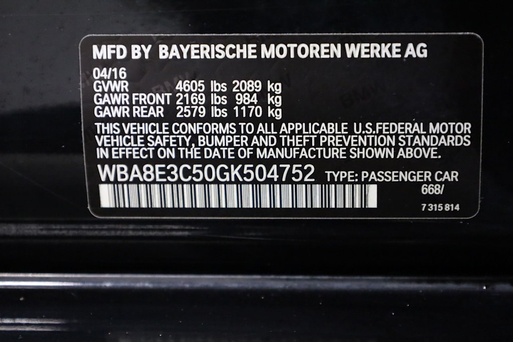 Thumbnail: 2016 BMW 3 Series - 20