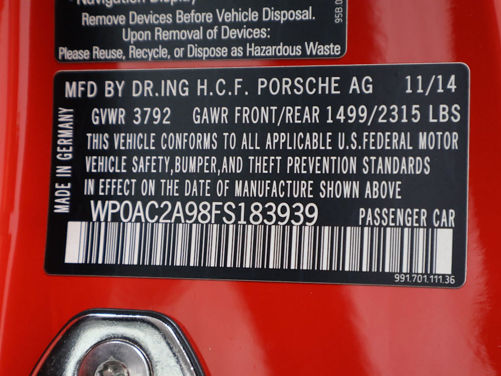 Thumbnail: 2015 Porsche 911 - 17
