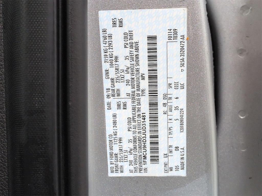 Thumbnail: 2018 Ford Escape - 20