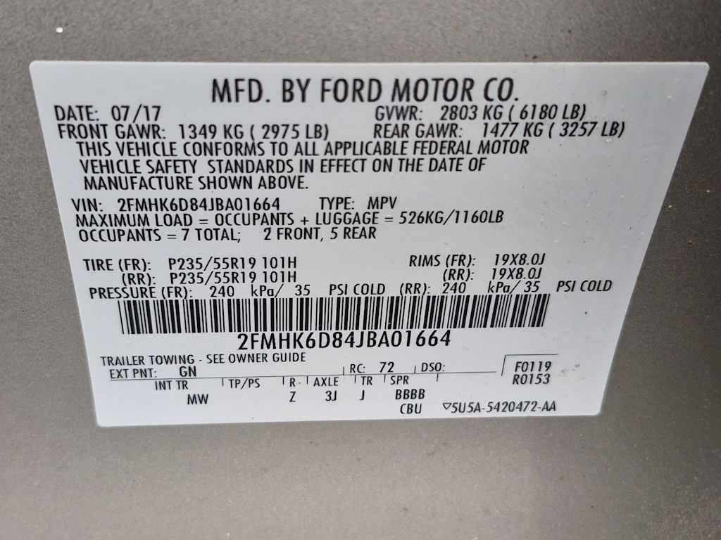 Thumbnail: 2018 Ford Flex - 18