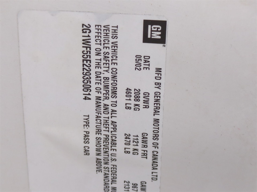 Thumbnail: 2002 Chevrolet Impala - 17