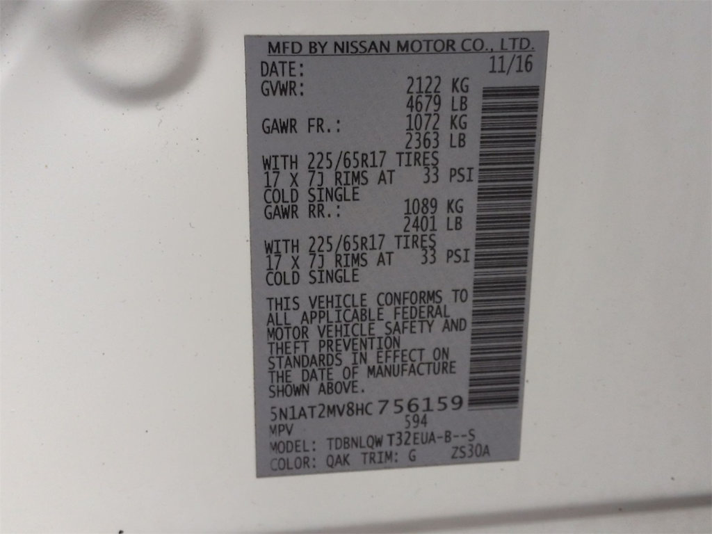 Thumbnail: 2017 Nissan Rogue - 20