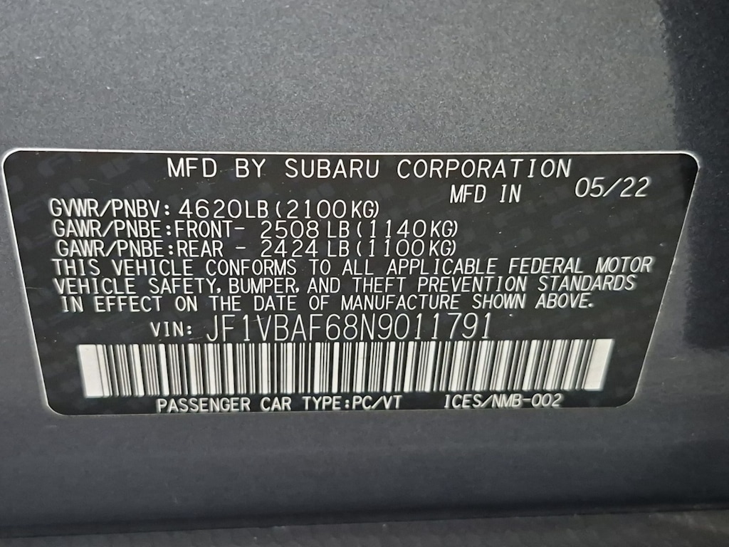 Thumbnail: 2022 Subaru WRX - 20