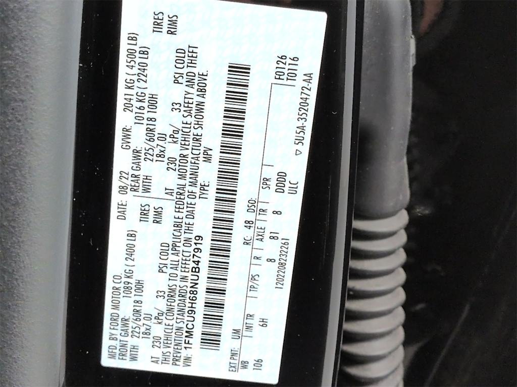 Thumbnail: 2022 Ford Escape - 20