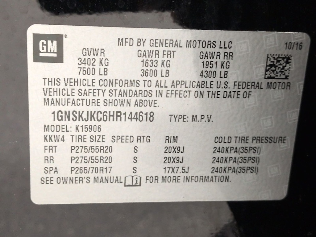 Thumbnail: 2017 Chevrolet Suburban - 18