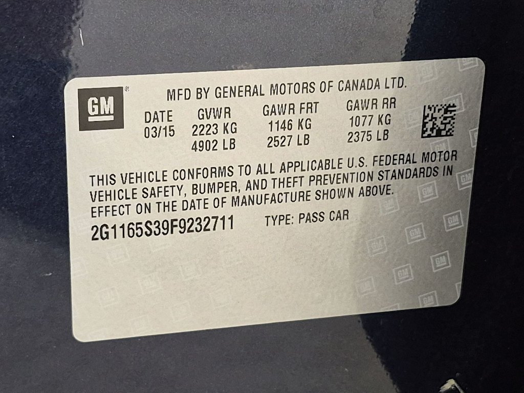 Thumbnail: 2015 Chevrolet Impala - 19