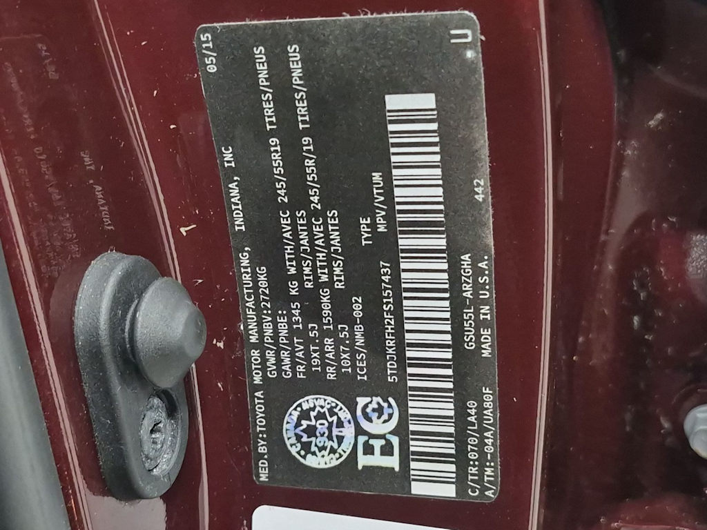 Thumbnail: 2015 Toyota Highlander - 18
