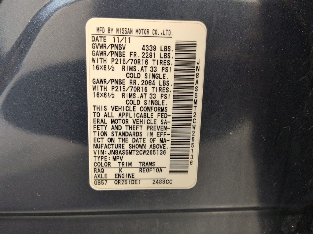 Thumbnail: 2012 Nissan Rogue - 20