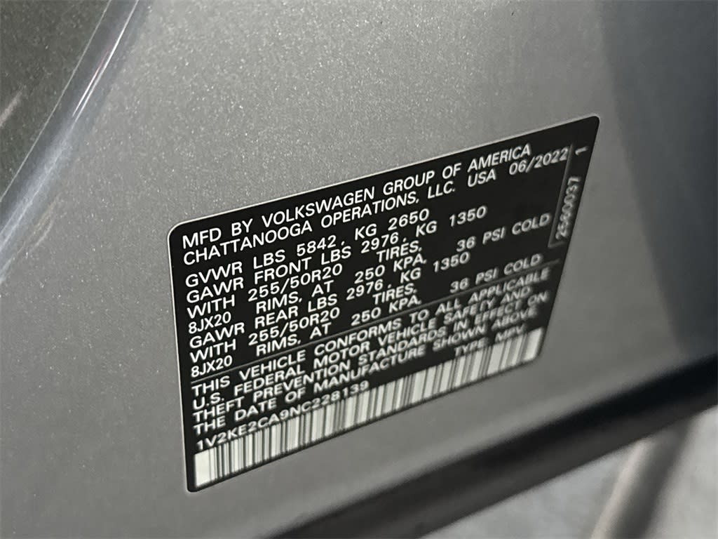 Thumbnail: 2022 Volkswagen Atlas - 20