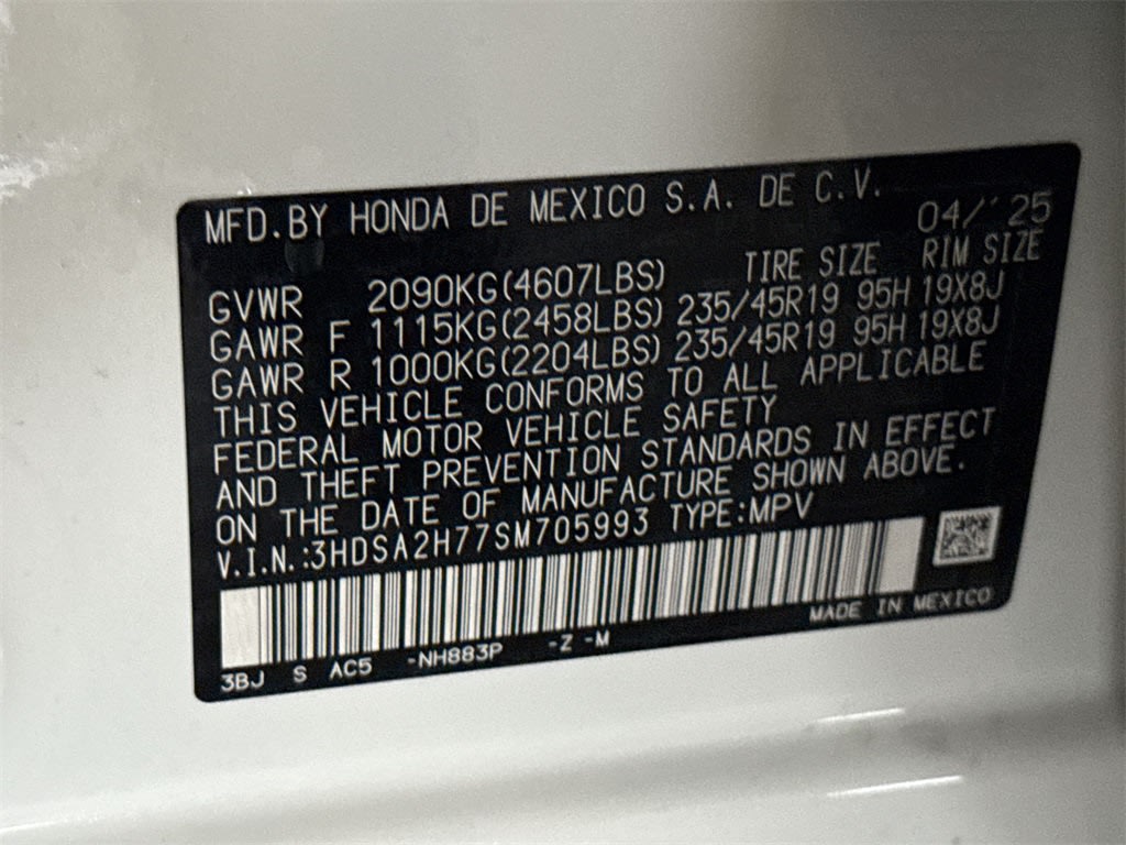 2025 Acura ADX A-SPEC 18
