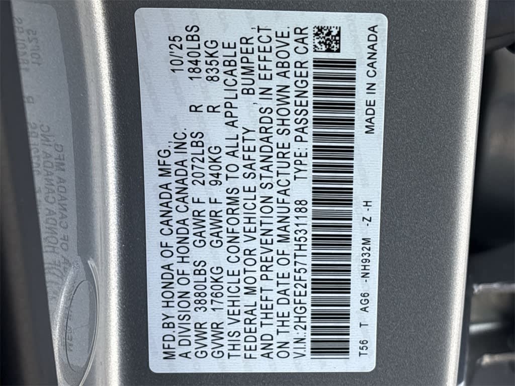 Thumbnail: 2026 Honda Civic - 17