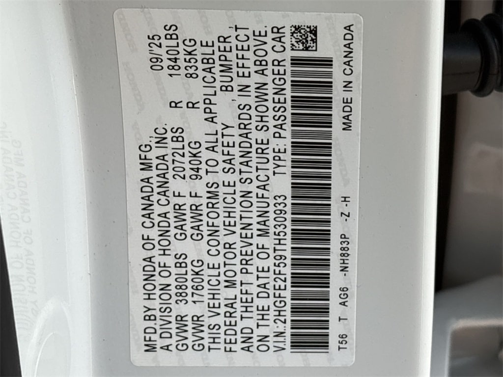 Thumbnail: 2026 Honda Civic - 19