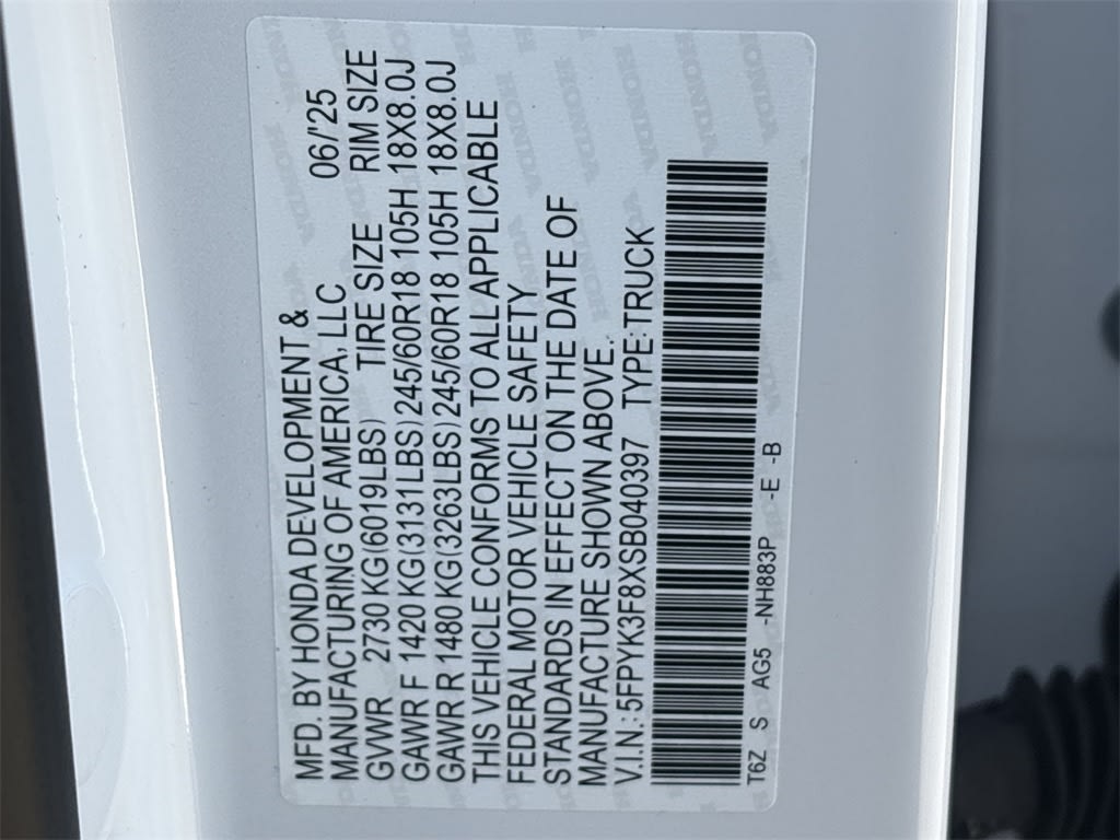 Thumbnail: 2025 Honda Ridgeline - 18