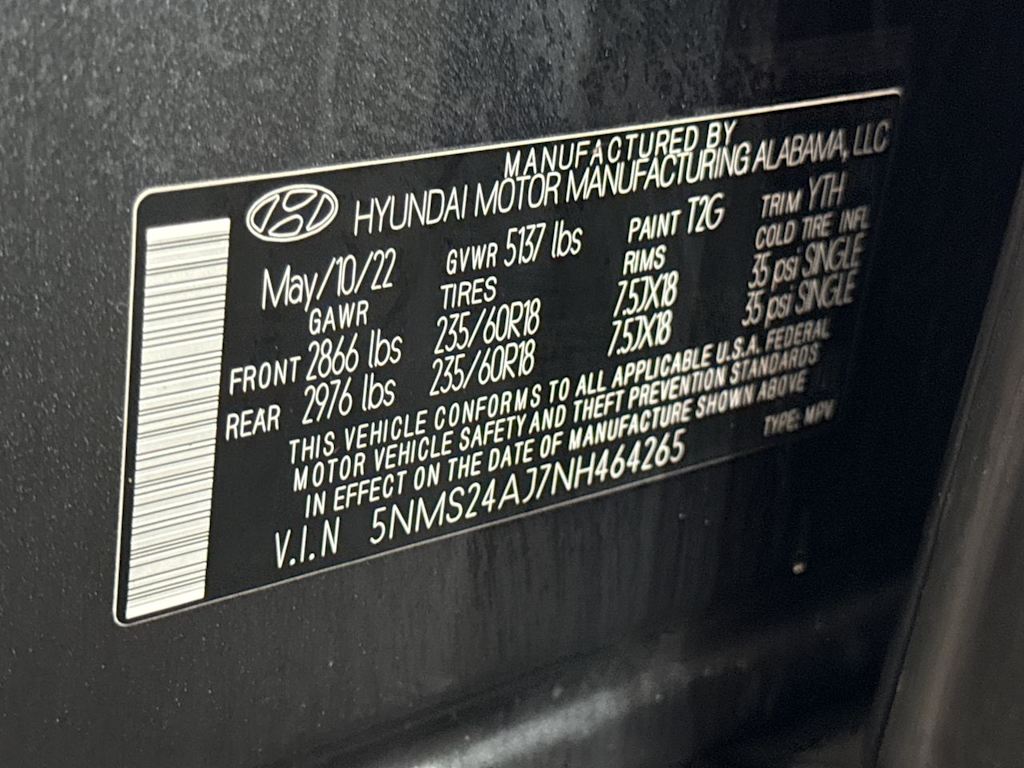 2022 Hyundai Santa Fe SEL 18