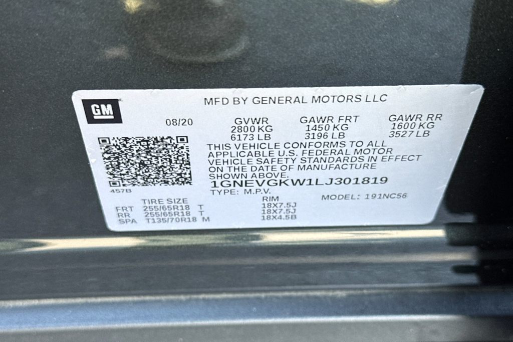 Thumbnail: 2020 Chevrolet Traverse - 18
