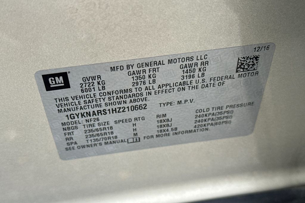 Thumbnail: 2017 Cadillac XT5 - 18