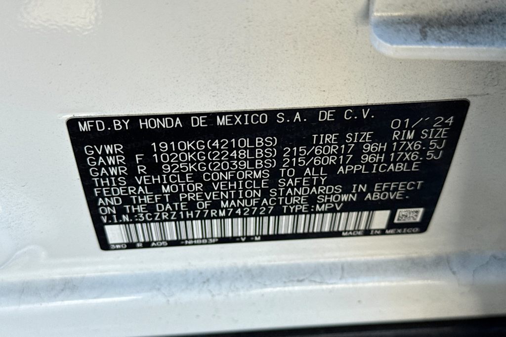 Thumbnail: 2024 Honda HR-V - 17