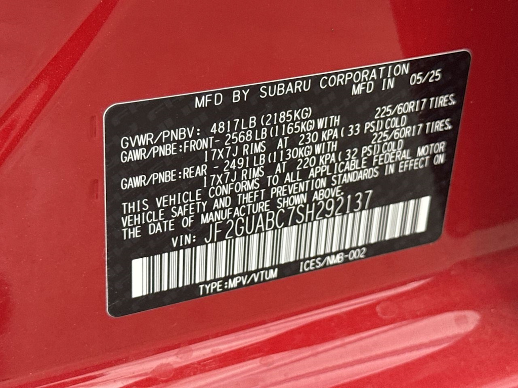 Thumbnail: 2025 Subaru Crosstrek - 20