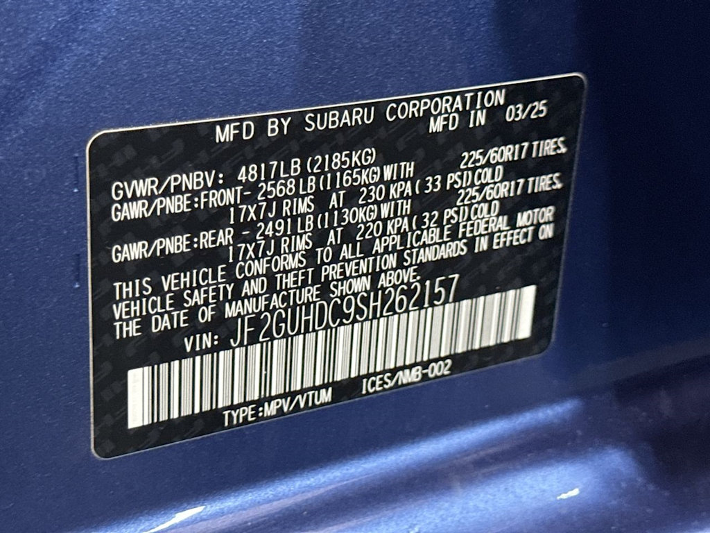 2025 Subaru Crosstrek Premium 20