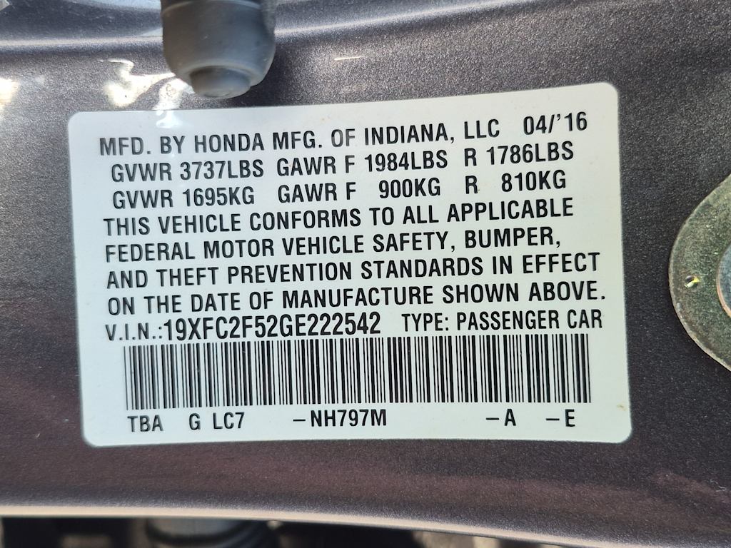 Thumbnail: 2016 Honda Civic - 19