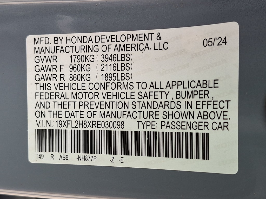 Thumbnail: 2024 Honda Civic - 19