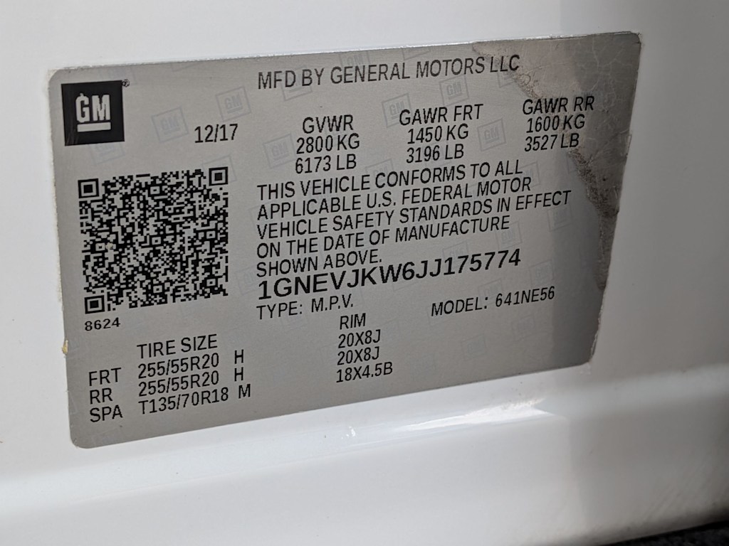 Thumbnail: 2018 Chevrolet Traverse - 19