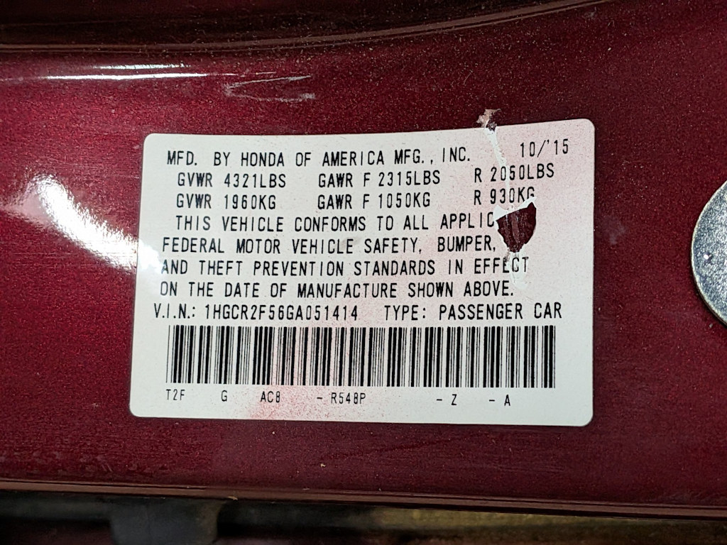 Thumbnail: 2016 Honda Accord - 18