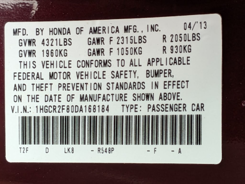 Thumbnail: 2013 Honda Accord - 16