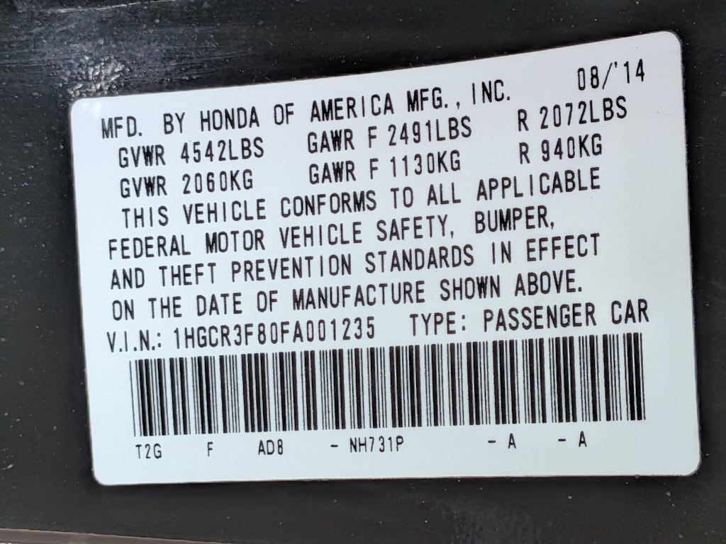 Thumbnail: 2015 Honda Accord - 18