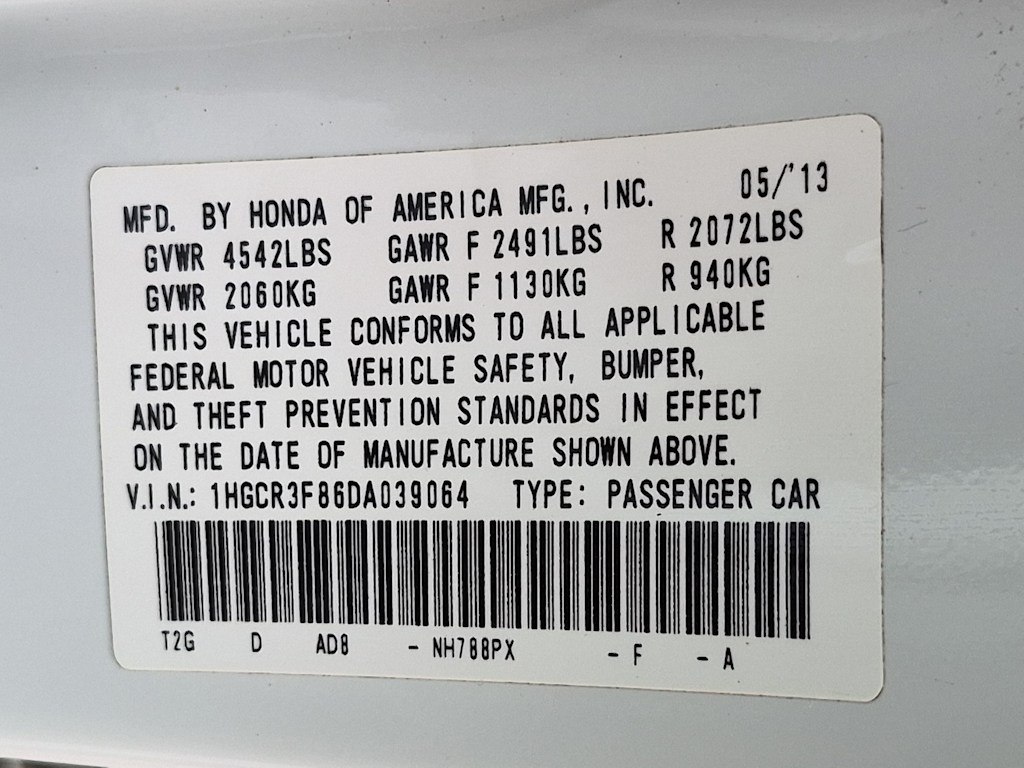 Thumbnail: 2013 Honda Accord - 16
