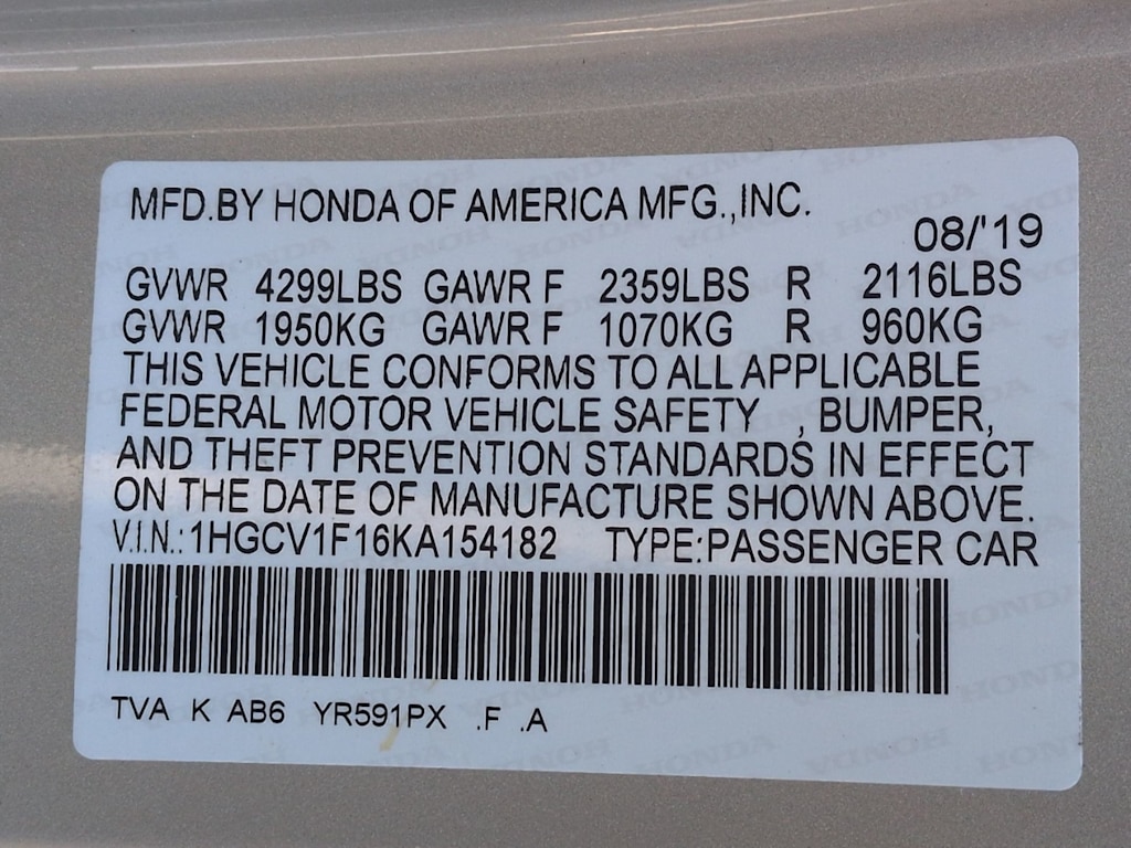 Thumbnail: 2019 Honda Accord - 19