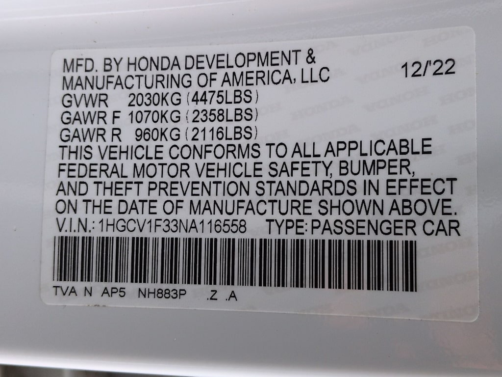 Thumbnail: 2022 Honda Accord - 19